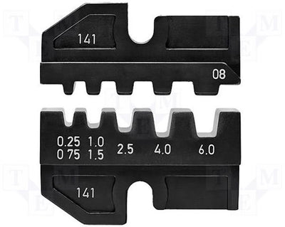 Knipex 97 49 08 embouts à sertir 0,25 à 6 mm² adaptés aux marques 97 43 200, 97 43 e, 97 43 e aus,