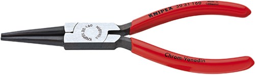 Knipex pince à bec long noir atramentée avec revêtement plastique 160 mm - 3031160