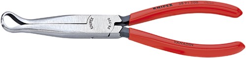 Pince de mécanicien Knipex 45 degrés, becs demi-ronds 200 mm - 3891200