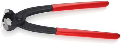Pince serre-oreilles Knipex | longueur 220 mm | plastifié | noir atramenté - 10 99 i220 sb