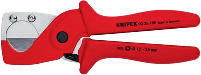 Coupe-tube Knipex | pour les tuyaux d. 12-25 mm | l. Acier électrique au chrome vanadium de 185 mm | 1 pièce - 90 25 185 - 90 25 185
