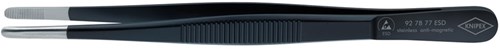 Pince à épiler Knipex en acier inoxydable, antimagnétique 145 mm ESD - 927877ESD