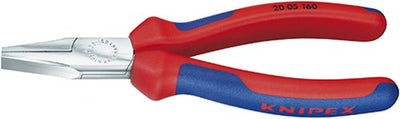 Pince à cintrer plate Knipex chromée avec poignées multi-composants 140 mm - 2005140