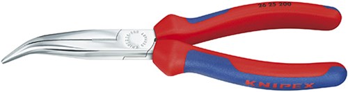 Knipex pince plate avec pince coupante chromée 200 mm - 2625200