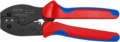 Pince à sertir Knipex preciforce® pour connecteurs mc4 mc4 evo 2 | plastifié antidérapant - 97 52 42
