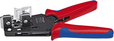 Pince à dénuder de précision Knipex brunie 195 mm | capacité de dénudage : 2,5 - 10,0 mm - 121210