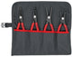 Jeu de pinces à circlips de précision Knipex | 4 pièces dans un sac en rouleau | 19-60 mm | 1 pièce - 00 19 57 v01 00 19 57 v01