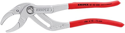 Pince de préhension Knipex sani 250 mm chromée. 25-80 mm - 81 03 250 - 8103250