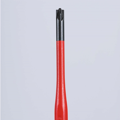 Tournevis Knipex (fin) env. pozidriv® | poignée multi-composants isolée | Homologué VDE - 98 25 01 sls