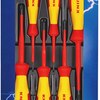 Ensemble de tournevis Knipex vde | Phillips® pozidriv® | Carte libre-service blister - 00 20 12 v03