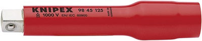 Rallonge Knipex avec carré intérieur-extérieur 1 2 125 mm - 9845125