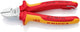 Pince coupante latérale Knipex | longueur 160 mm | avec œillet de montage | vestes multi-composants | 1 pièce - 70 06 160 t - 70 06 160 t