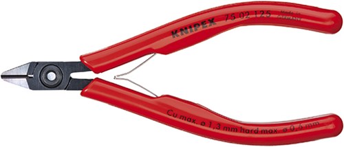 Pince coupante latérale Knipex avec biseau + serre-fil 125 mm - 7512125