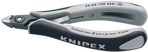 Knipex pince coupante latérale mini tête 120 mm esd - 7902120esd