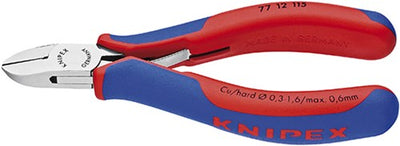 Knipex pince coupante latérale tête ronde + serre-fil 115 mm - 7712115