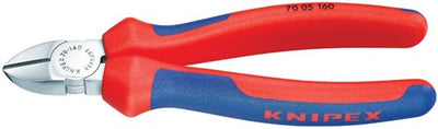 Knipex pince coupante latérale chromée avec poignées multi-composants 125 mm - 7005125
