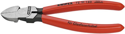 Pince coupante latérale Knipex pour câble fibre optique (câble fibre optique) 160 mm - 7251160