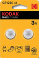 Pile bouton lithium Enzo Kodak CR1220 blister (2) - 3241010
