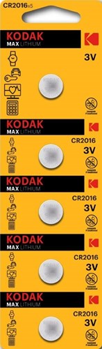 Pile bouton lithium Enzo kodak cr2016 blister (5) - 3241055