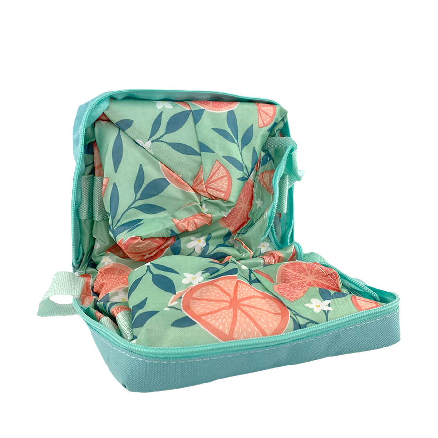 Sac isotherme fruit vert 16l 35x21x40cm