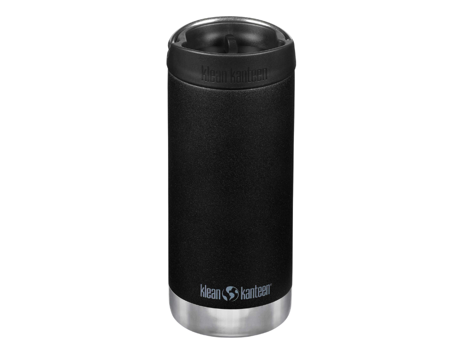 Klean Kanteen Thermosfless Twide 355 ml (12 oz) avec café Stop Black