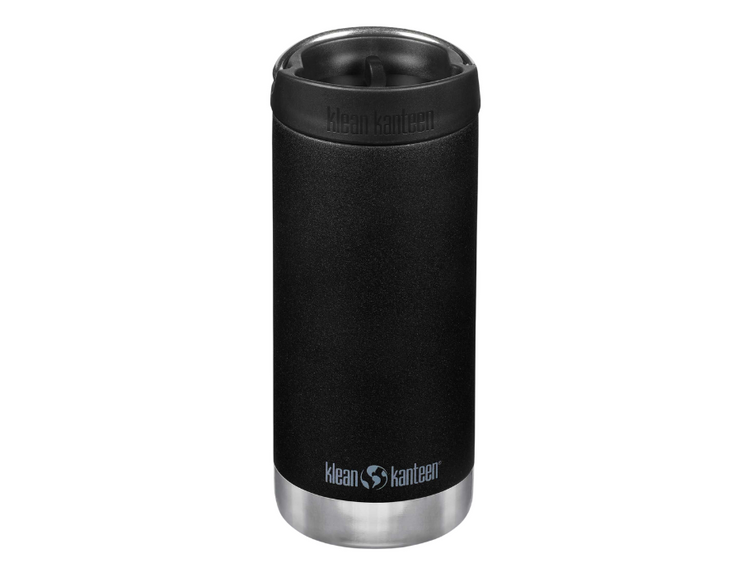 Klean Kanteen Thermosfless Twide 355 ml (12 oz) avec café Stop Black