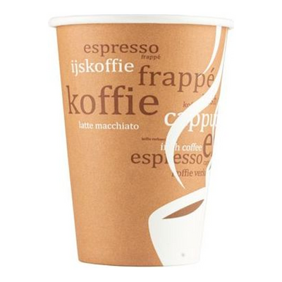 Tasse à café en carton motif café (2500x 180cc)