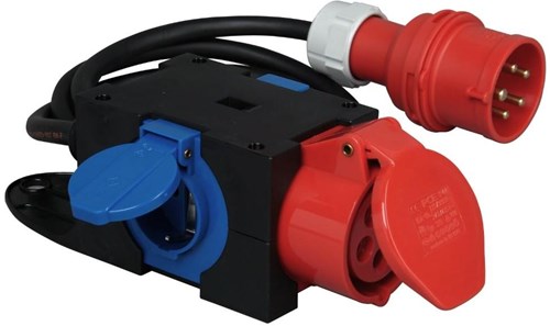 Répartiteur Kopp cee 5p 16a 400v vers 1xcee + 2xwcd - 6316155
