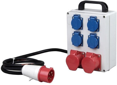 Distributeur Kopp cee 5p 16a 400v vers 2xcee + 4xwcd - 6314200