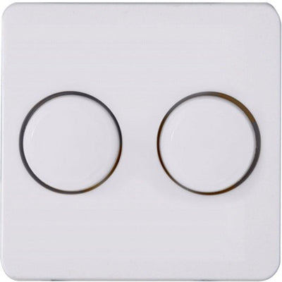 Kopp hk02 plaque de recouvrement blanc arctique + duo bouton variateur - 4621035