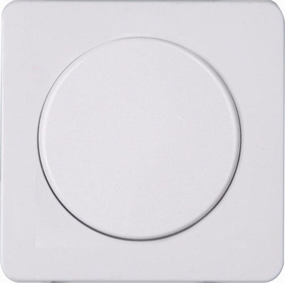 Plaque de recouvrement blanche Kopp hk02 + variateur à bouton