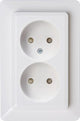 Kopp hk02 prise encastrable blanche double