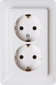 Kopp hk02 prise encastrable blanche ra double