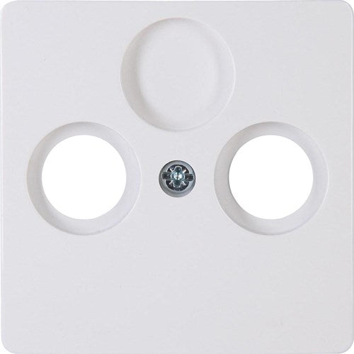 Kopp hk05 plaque de recouvrement blanc arctique pour câble coaxial - 4621440