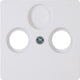 Kopp hk05 plaque de recouvrement blanc arctique pour câble coaxial - 4621440