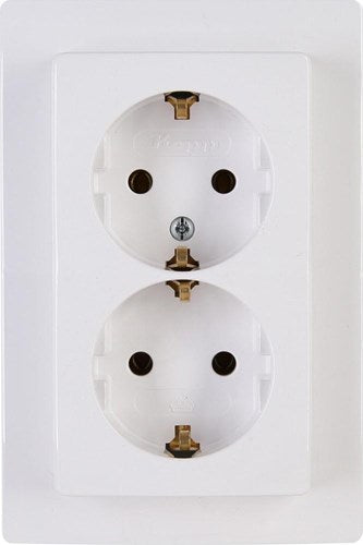 Kopp hk05 prise encastrable blanc arctique ra double - 4621520