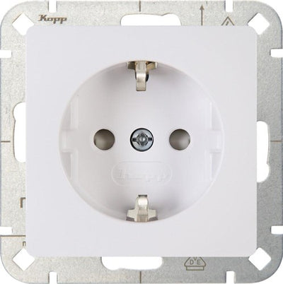 Kopp hk05 prise encastrable blanc arctique ra + sécurité enfant - 4621500