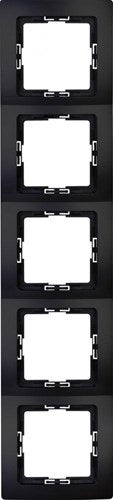 Kopp hk05 cadre de couverture à 5 volets noir mat - 4621770