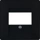 Plaque de recouvrement USB Kopp hk05 noir mat - 4621670