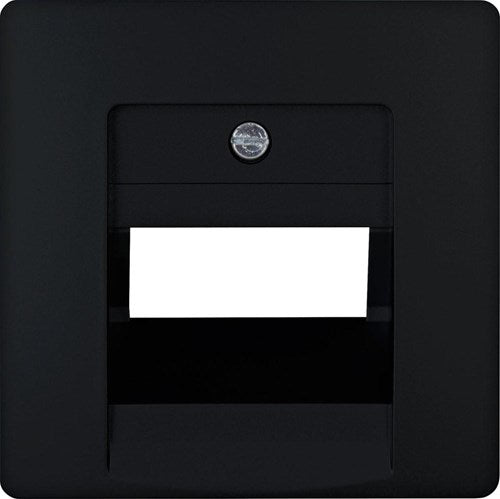 Kopp hk05 plaque de recouvrement noir mat utp double - 4621660