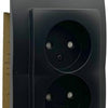 Kopp hk05 prise encastrable double noir mat - 4621715