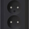 Kopp hk05 prise encastrable double noir mat - 4621715