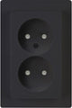 Kopp hk05 prise encastrable double noir mat - 4621715