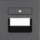 Kopp hk07 plaque de recouvrement anthracite utp double - 4623060
