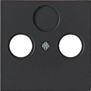 Kopp hk07 plaque de recouvrement anthracite pour coaxial - 4623040