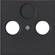 Kopp hk07 plaque de recouvrement anthracite pour coaxial - 4623040