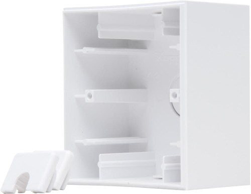 Kopp hk07 boîtier en saillie 1 voie blanc pur mat - 4624300
