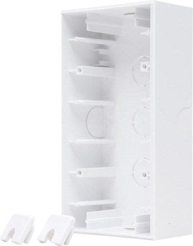 Kopp hk07 boîtier en saillie 2 voies blanc pur mat - 4624310