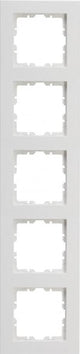 Kopp hk07 cadre de couverture à 5 volets blanc pur mat - 4624240