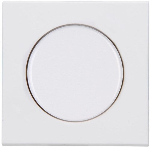 Kopp hk07 plaque de recouvrement blanc mat pur + variateur à bouton - 4624030